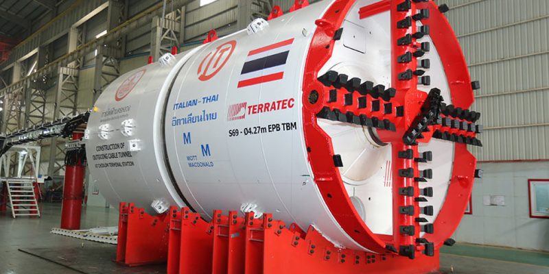 TERRATEC EPBM Ready for South Bangkok Cable Tunnel Project