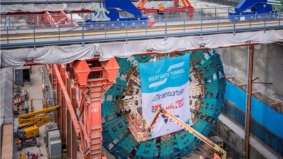 Australias largest tunnelling machine digging the West Gate Tunnel