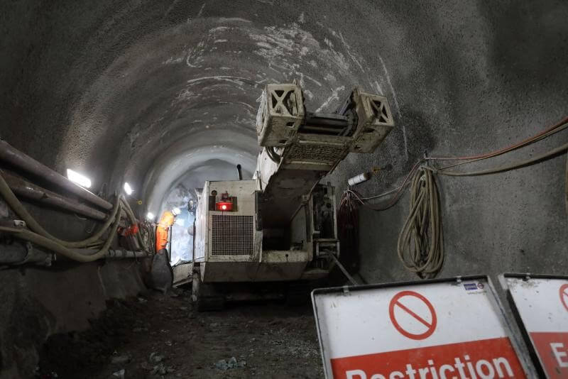 Bank Station Tunneling Process