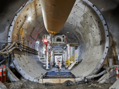 City Rail Link Tunnel Excavated by Dame Whina Cooper TBM