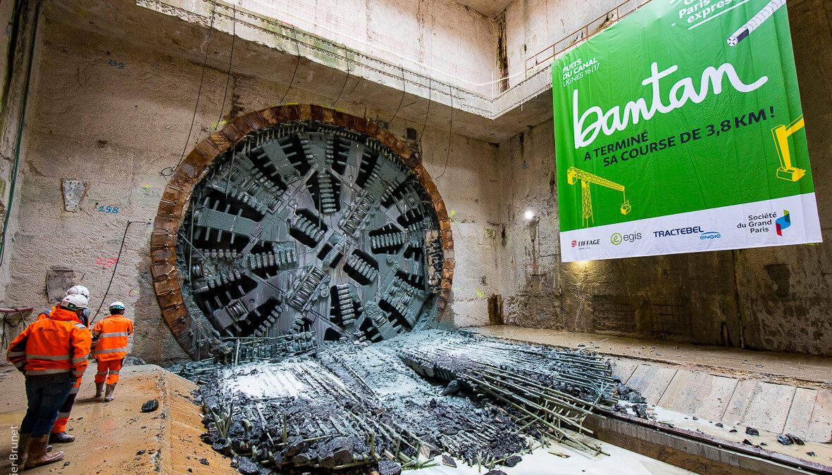 Grand Paris Express Bantan TBM Breakthrough