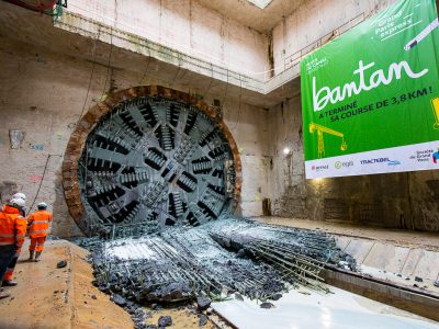 Grand Paris Express Bantan TBM Breakthrough