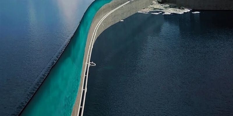 Norway no78 road Boknafjord Tunnel, part of the E39 Rogfast project