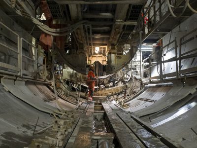 Robbins TBM in Ashbridges Bay Outfall