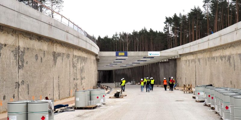 Świna Strait Construction Site