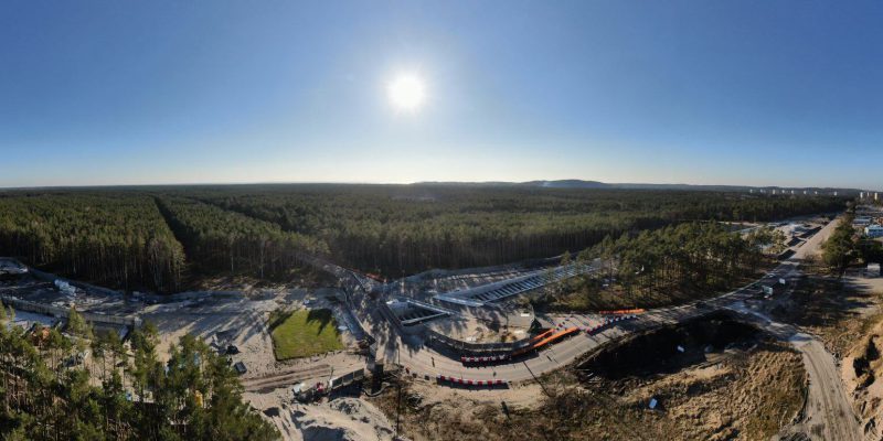 Swina Tunnel Construction Site