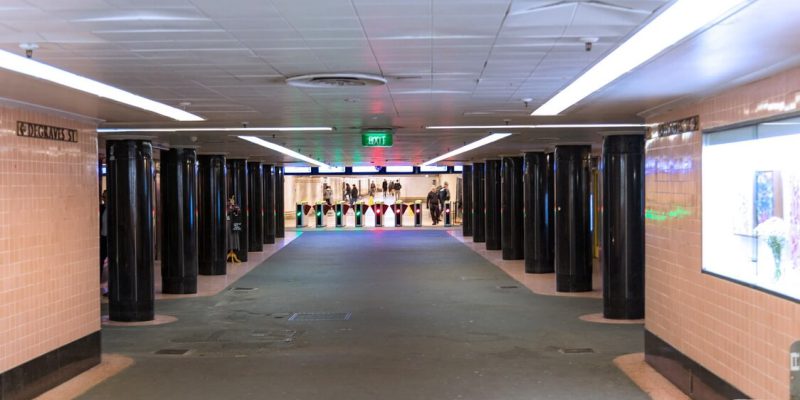 Campbell Arcade Underpass in Metro Tunnel Project