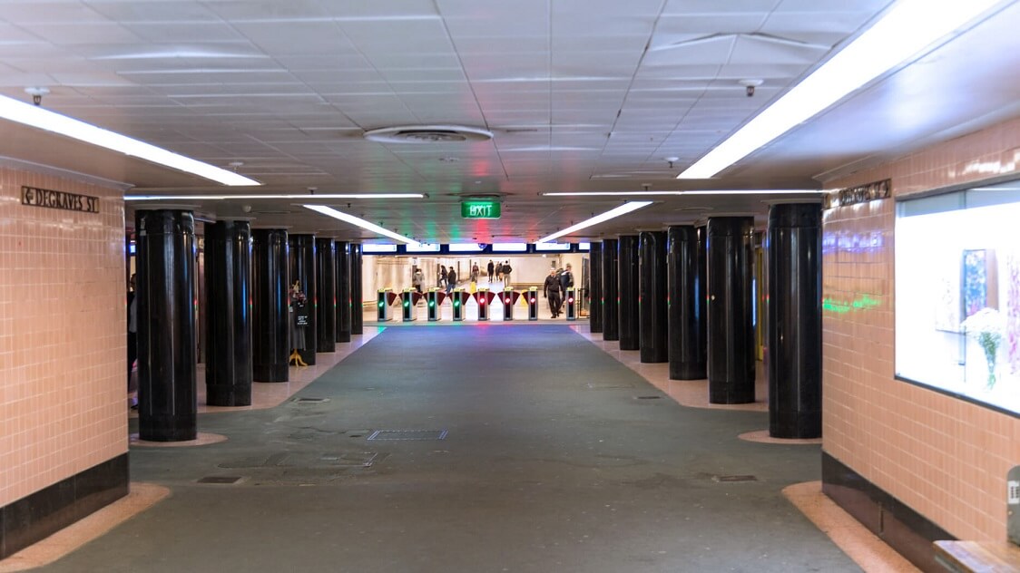 Campbell Arcade Underpass in Metro Tunnel Project