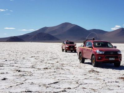 Chile Lithium Mine in Salt Flats
