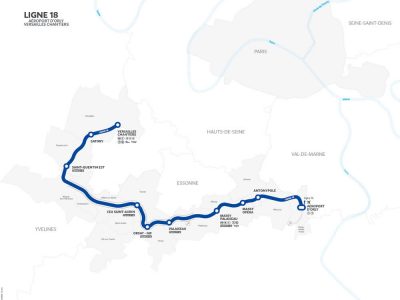 Grand Paris Express Line 18 Map
