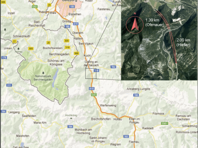 Hiefler, Ofenauer, and Wergen Group Tunnels Map