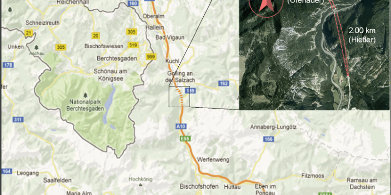 Hiefler, Ofenauer, and Wergen Group Tunnels Map