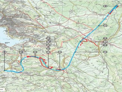 Mlinarji Tunnel Map