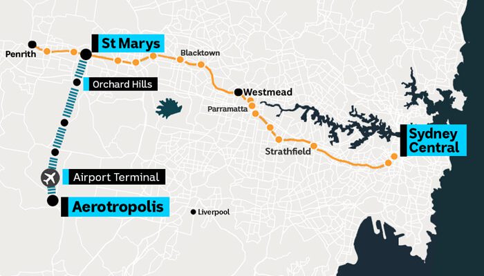 Sydney Metro New Airport Metro Line