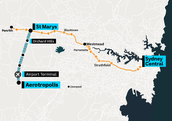 Sydney Metro New Airport Metro Line