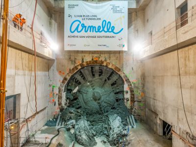 TBM Armelle Breakthrough in Grand Paris Express Lien 16