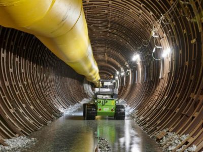 Webuild Robot in Turin-Lyon base tunnel