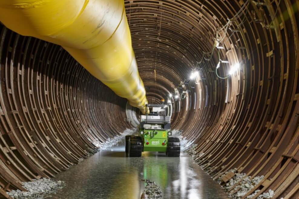 Webuild Robot in Turin-Lyon base tunnel