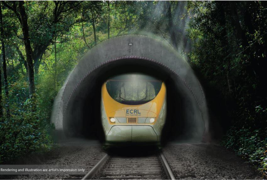 East Coast Rail Link (ECRL) Train