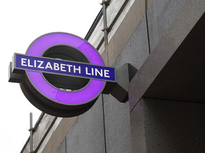 Elizabeth Line Street Sign