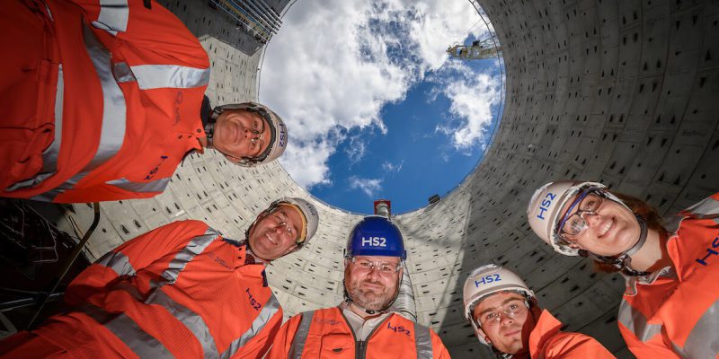 HS2 Crew in Shaft