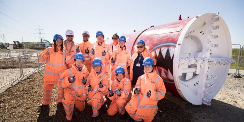 HS2 Mini Tunnel Boring Machine (TBM)