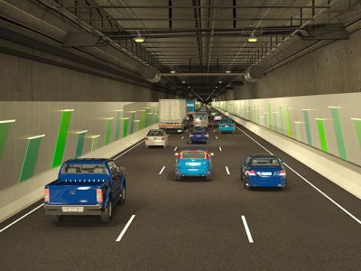 North East Link Tunnels 3D Model