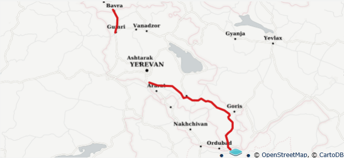 North-South Road Corridor Map