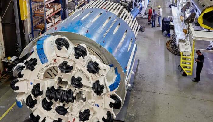 Robbins TBM for Jefferson Barracks tunnel