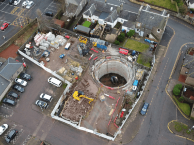 Stonehouse sewer Project shaft