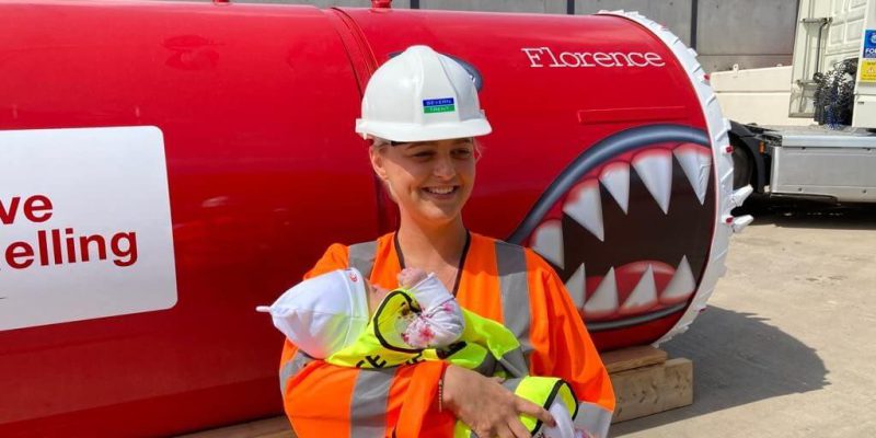 Stroud Sewer Florence TBM and the Baby Girl it was Named After