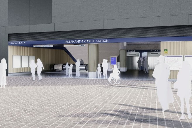 TfL Elephant and Castle Station 3D Model