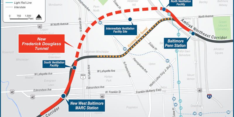 B&P Replacement Tunnel Route