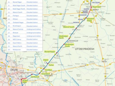 Indian Regional Rapid Transport System Map