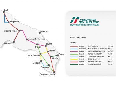 Italy Railway Network Map