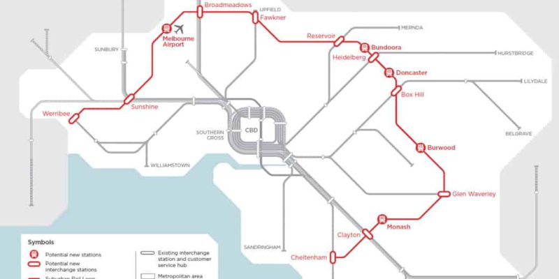 Suburban Rail Loop Route