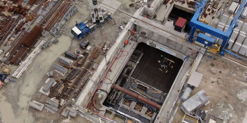 Świną Tunnel Construction Site