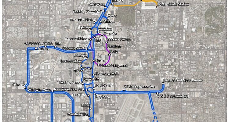 Vegas Loop Project Map