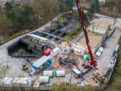 Bonneuil-en-France Wastewater Treatment Plant Project Site