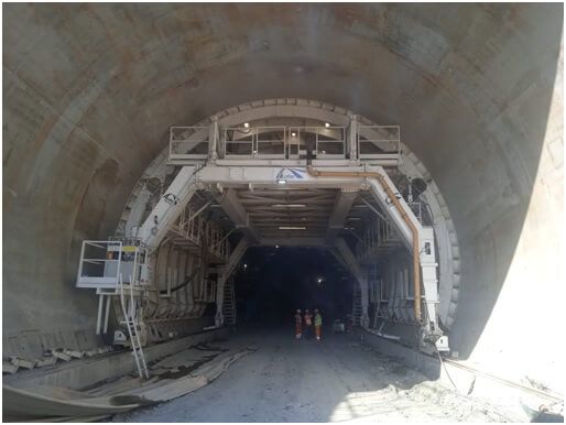 CASACASTALDA tunnel Casting Using Modular Self-supporting Formwork