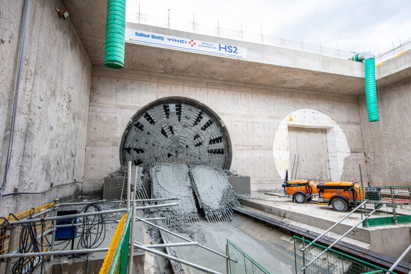 HS2 Tunnel Breakthrough