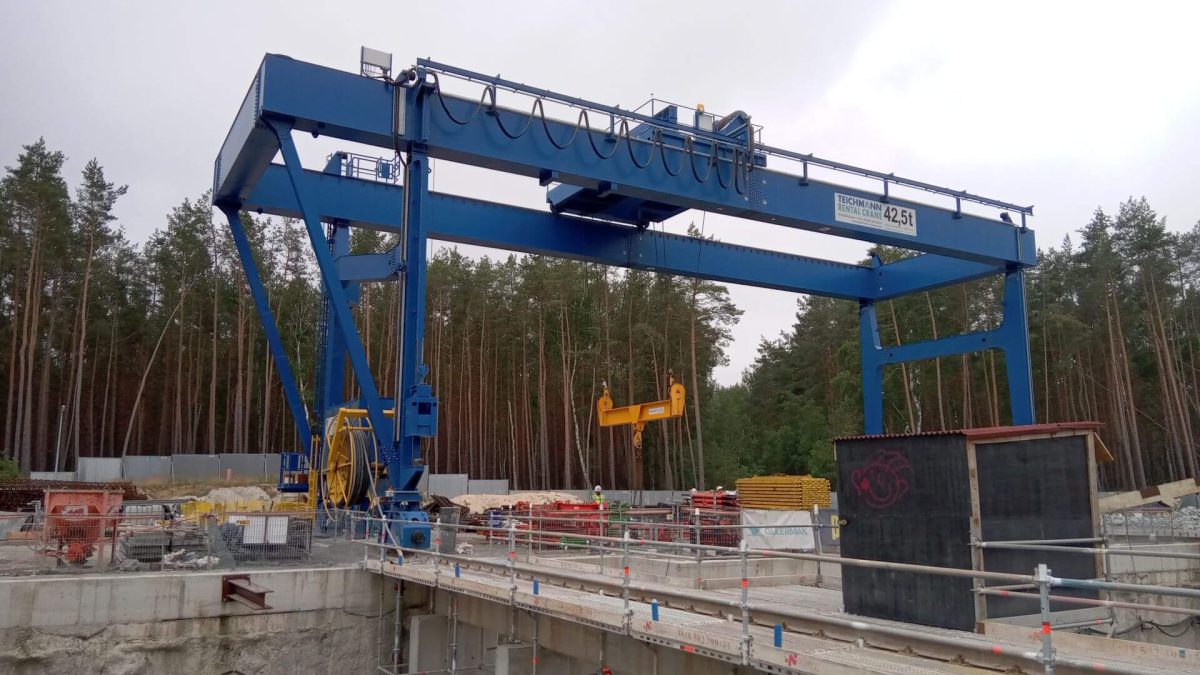 Świną Tunnel Construction Process