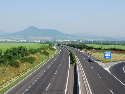 D8 Motorway in Northern Bohemia