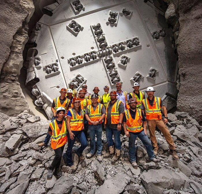 Mill Creek Drainage Relief Tunnel Breakthrough by Big Tex TBM