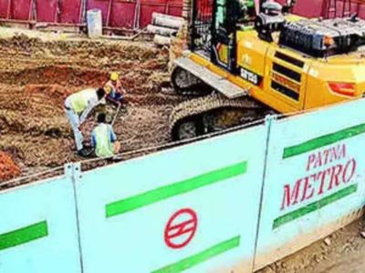 Patna Metro Construction Site