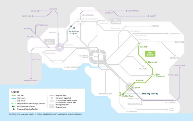 Suburban Rail Loop East Root