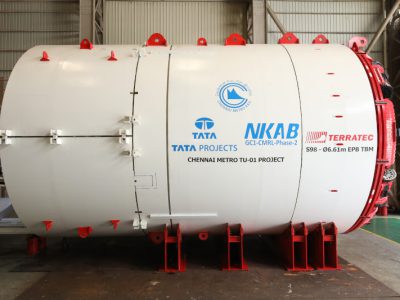 Terratec TBM Used in Chennai Metro Rail Project