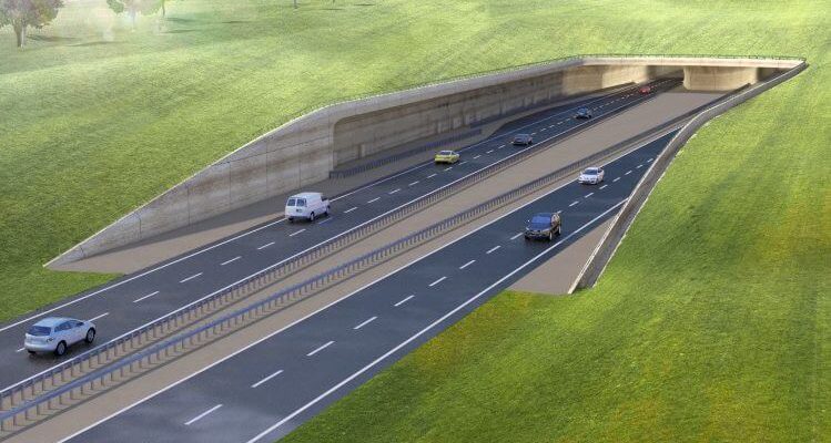 A303 Stonehenge Tunnel 3D Model