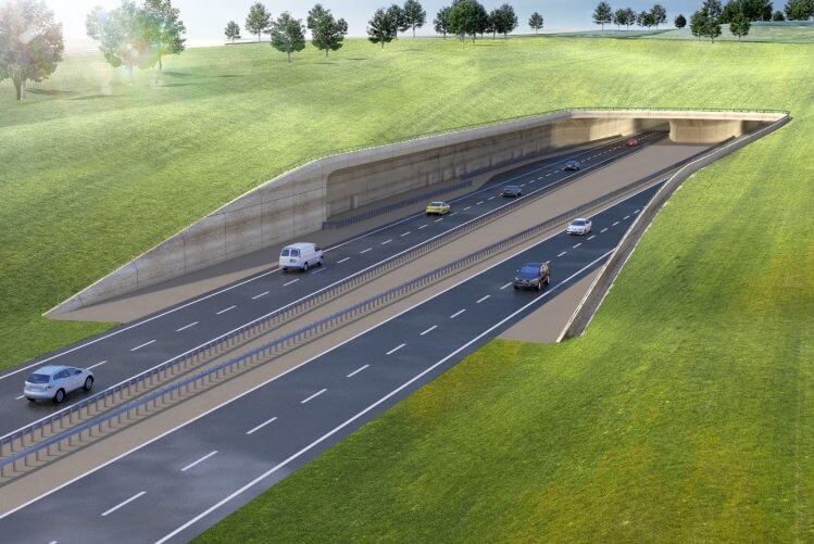 A303 Stonehenge Tunnel 3D Model