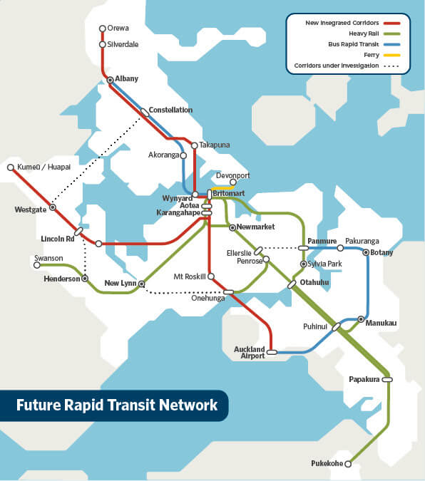 Auckland's Future Rapid Transit Network